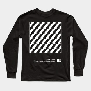 Die Krupps - Minimalist Graphic Fan Artwork Design Long Sleeve T-Shirt